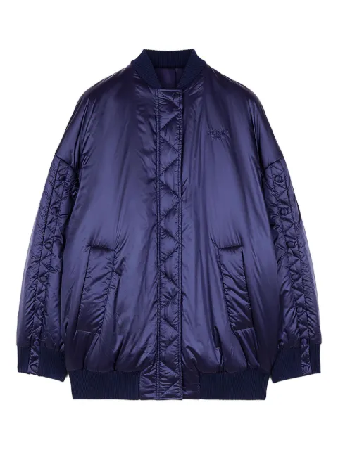 Ports 1961 quilted snap-fastening bomber jacket