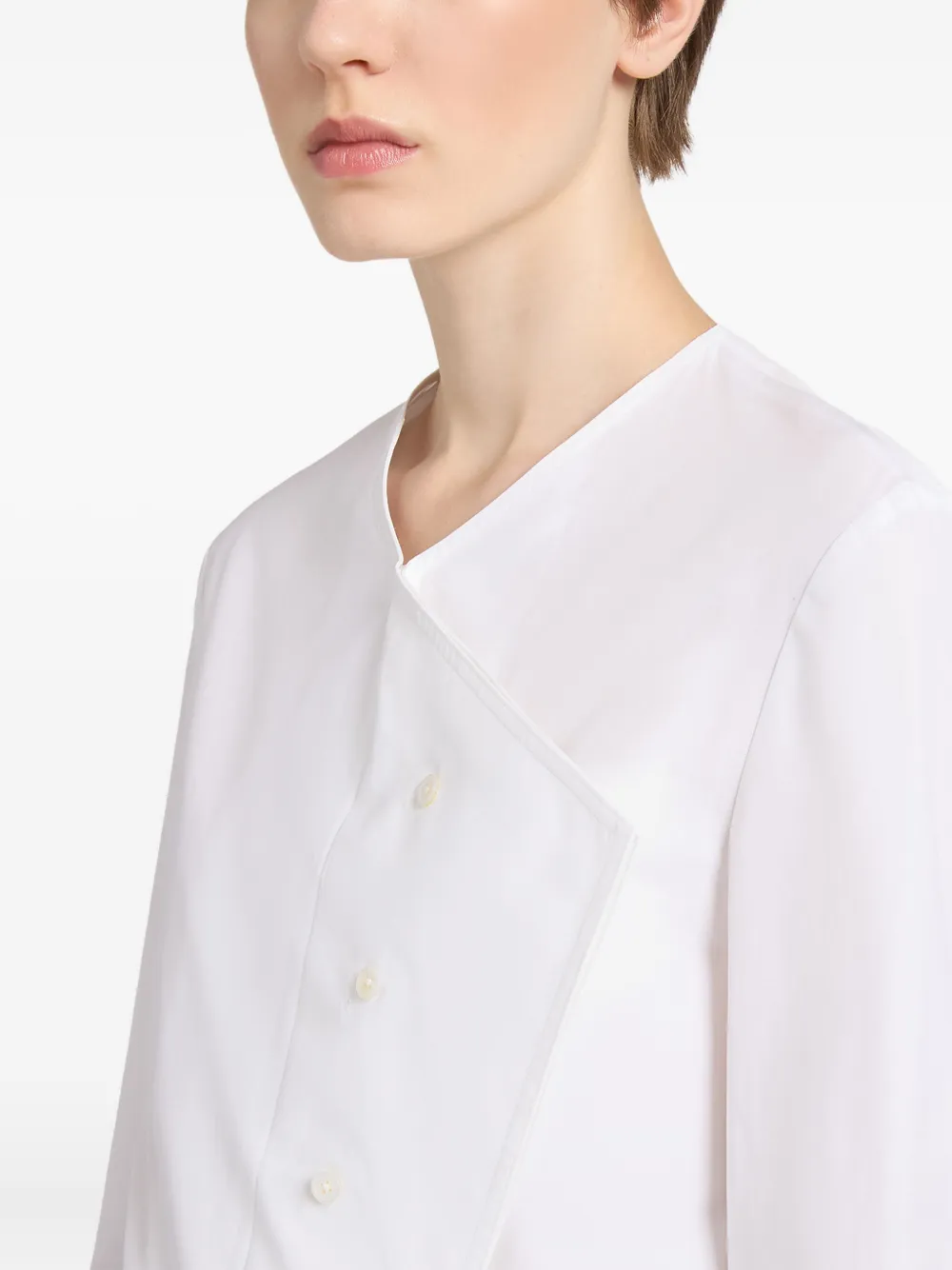 Ports 1961 No.10 Sophisticated blouse Wit