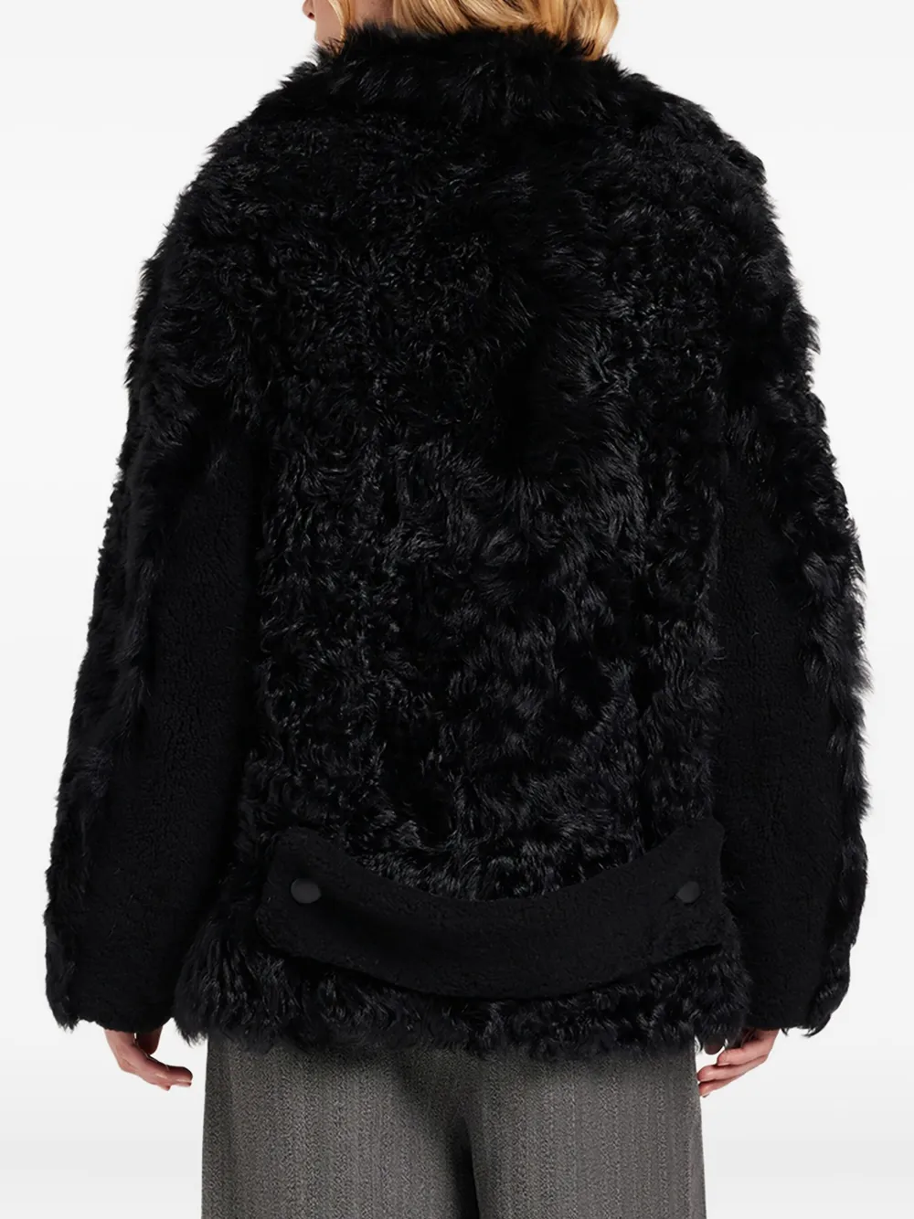 Ports 1961 Woollen-button Coat In Black