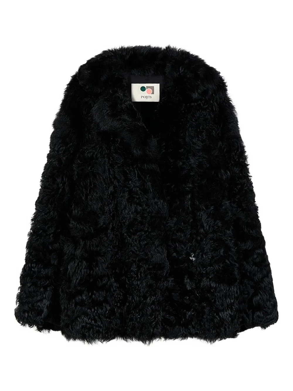 Ports 1961 Woollen-button Coat In Black