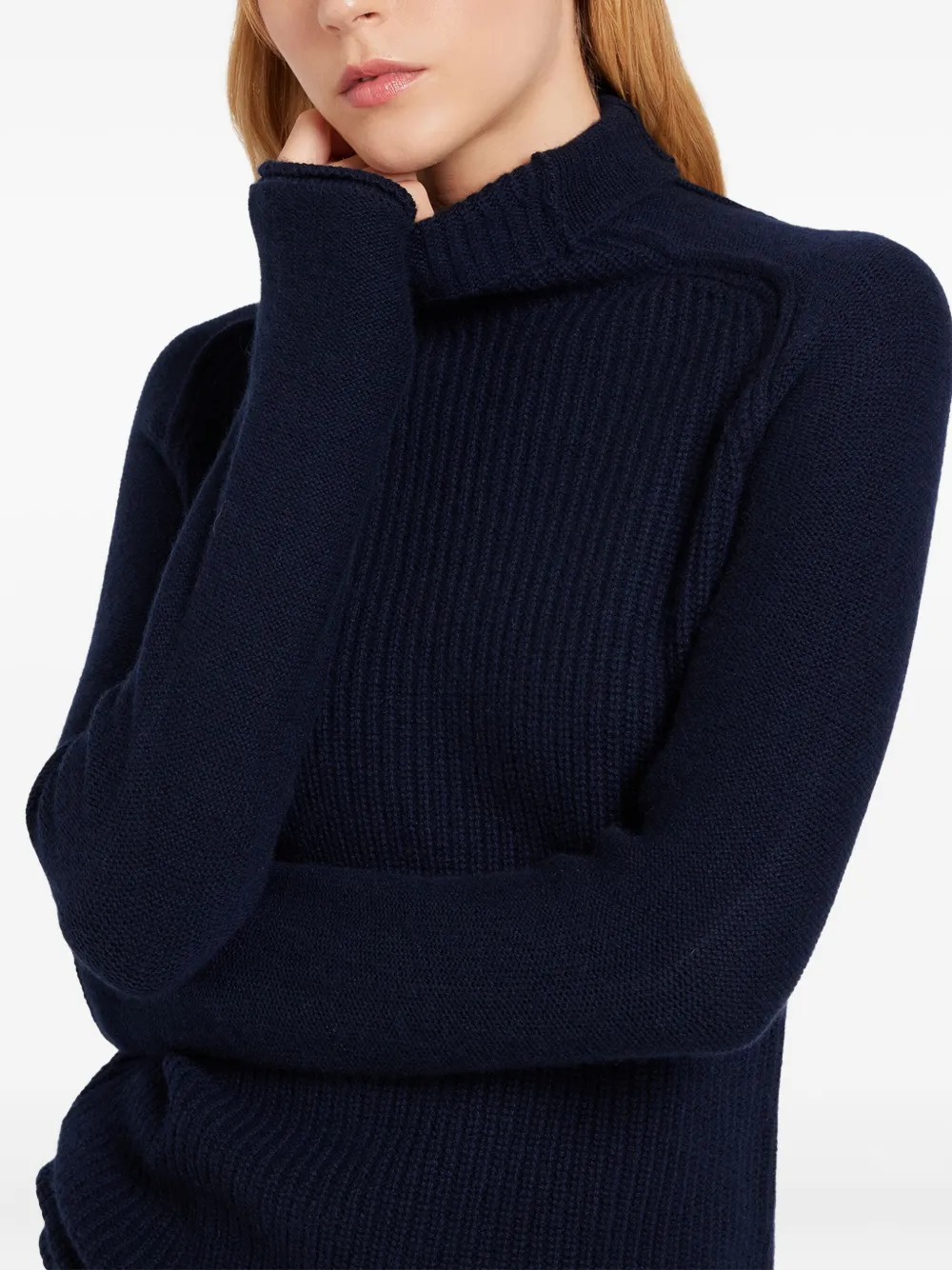 Ports 1961 Geribbelde coltrui Blauw