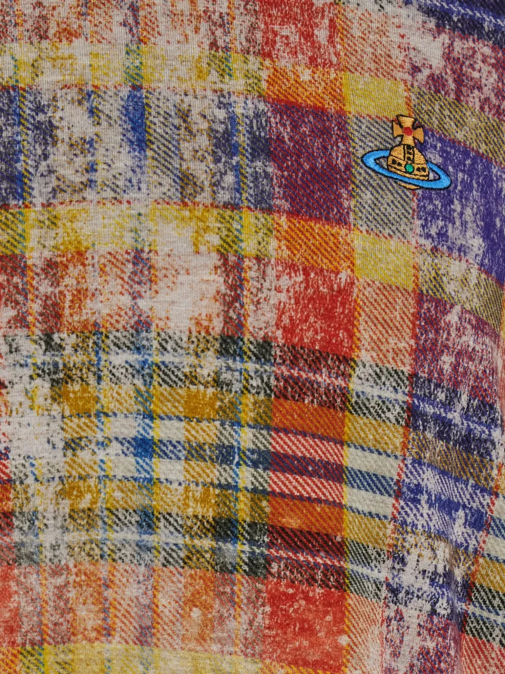 Vivienne Westwood Multicolor Turtleneck Sweater With All-over Stripe Motif In Cotton Man In Multi