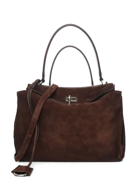 Balenciaga small Rodeo suede leather top-handle shoulder bag