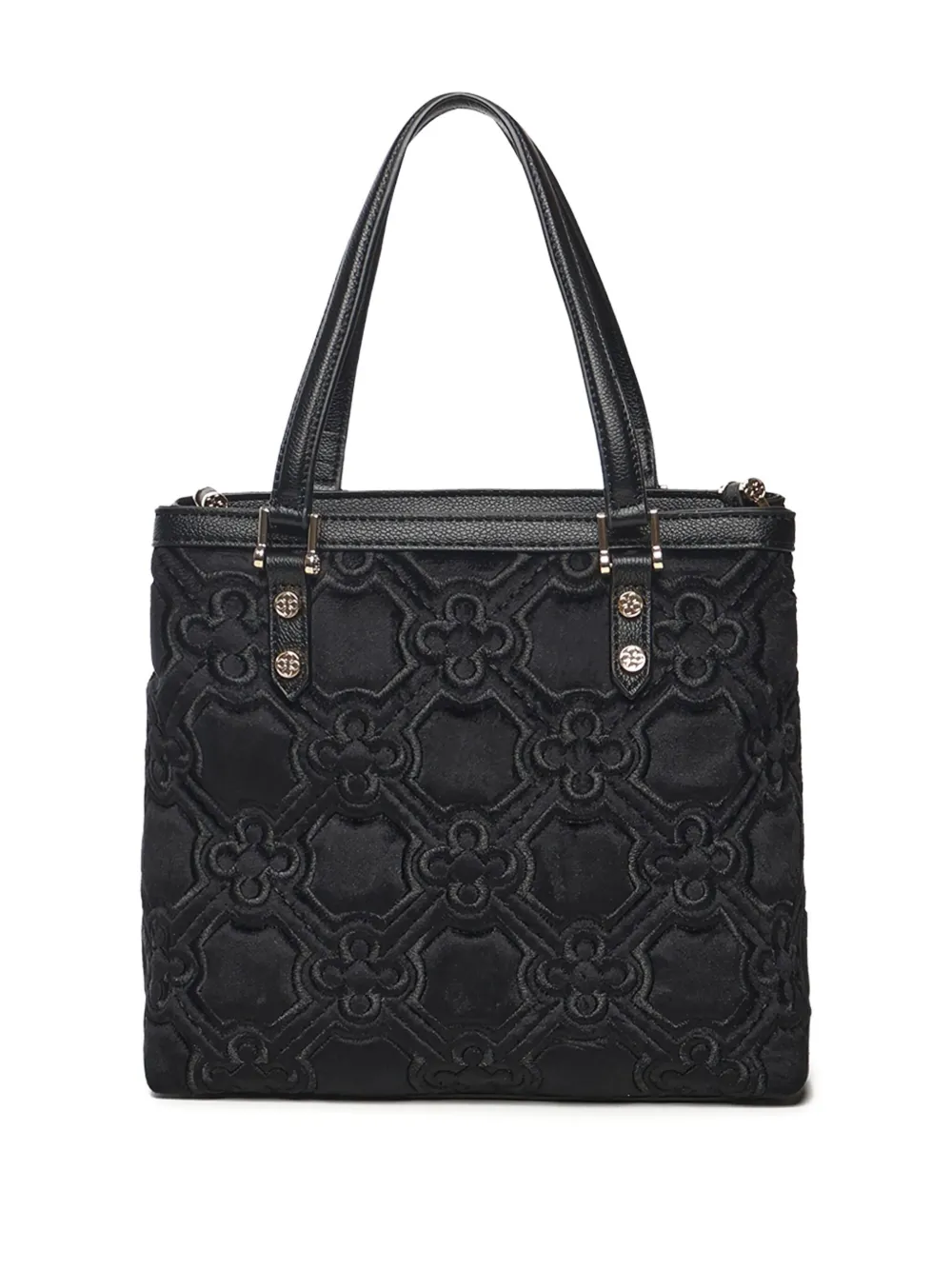 V73 Cate Floral-pattern Tote Bag In Black