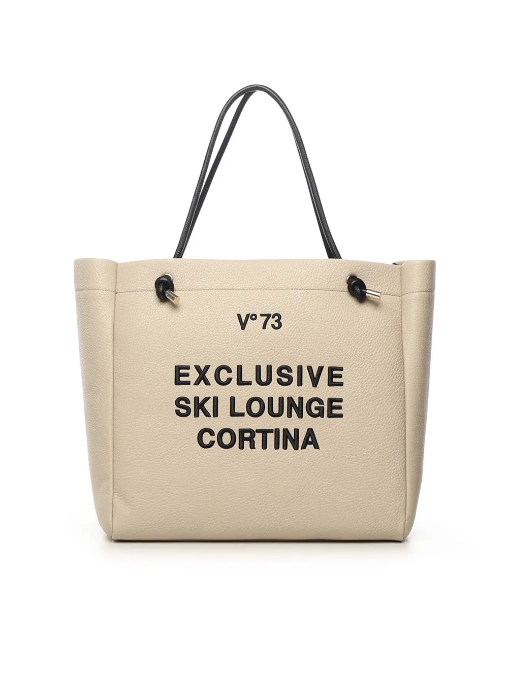 V°73 Cortina knot-detail tote bag | Neutrals | Image 1