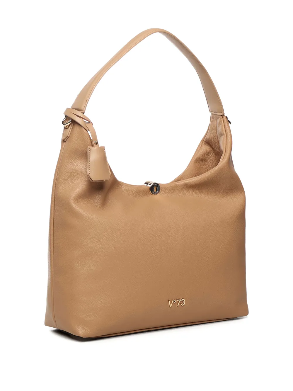 V73 Keira Curved-handle Shoulder Bag In Neutral