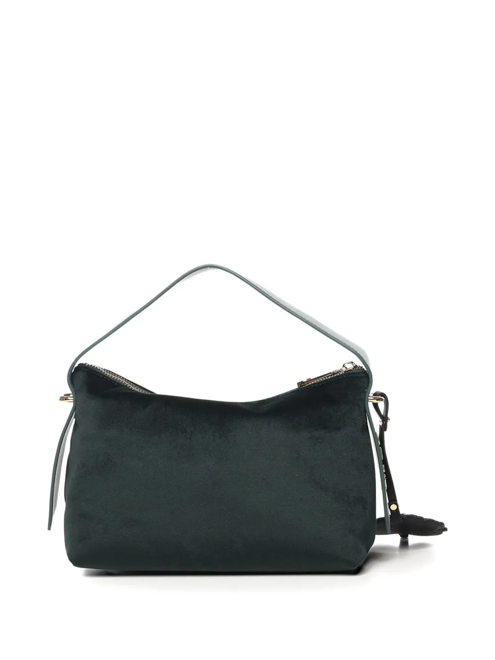 V73 Isabella Flower-detail Shouder Bag In Green