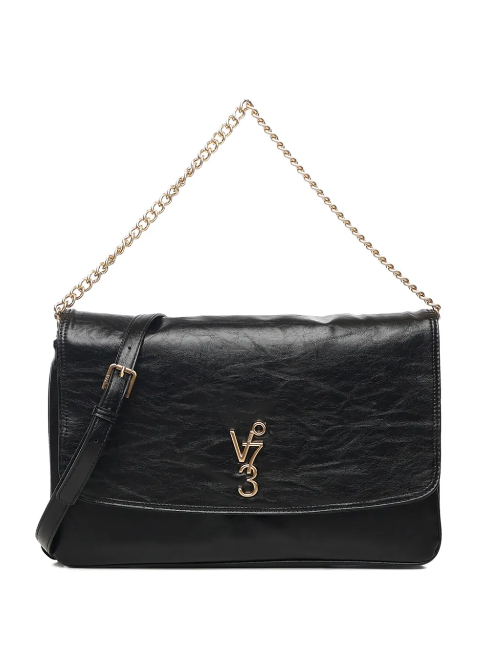 V°73 Louise logo-plaque shoulder bag | Black | Image 1