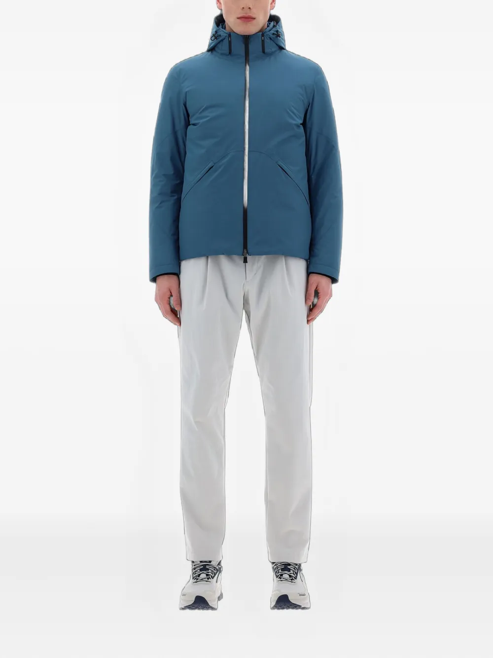 Herno Jack met capuchon Blauw