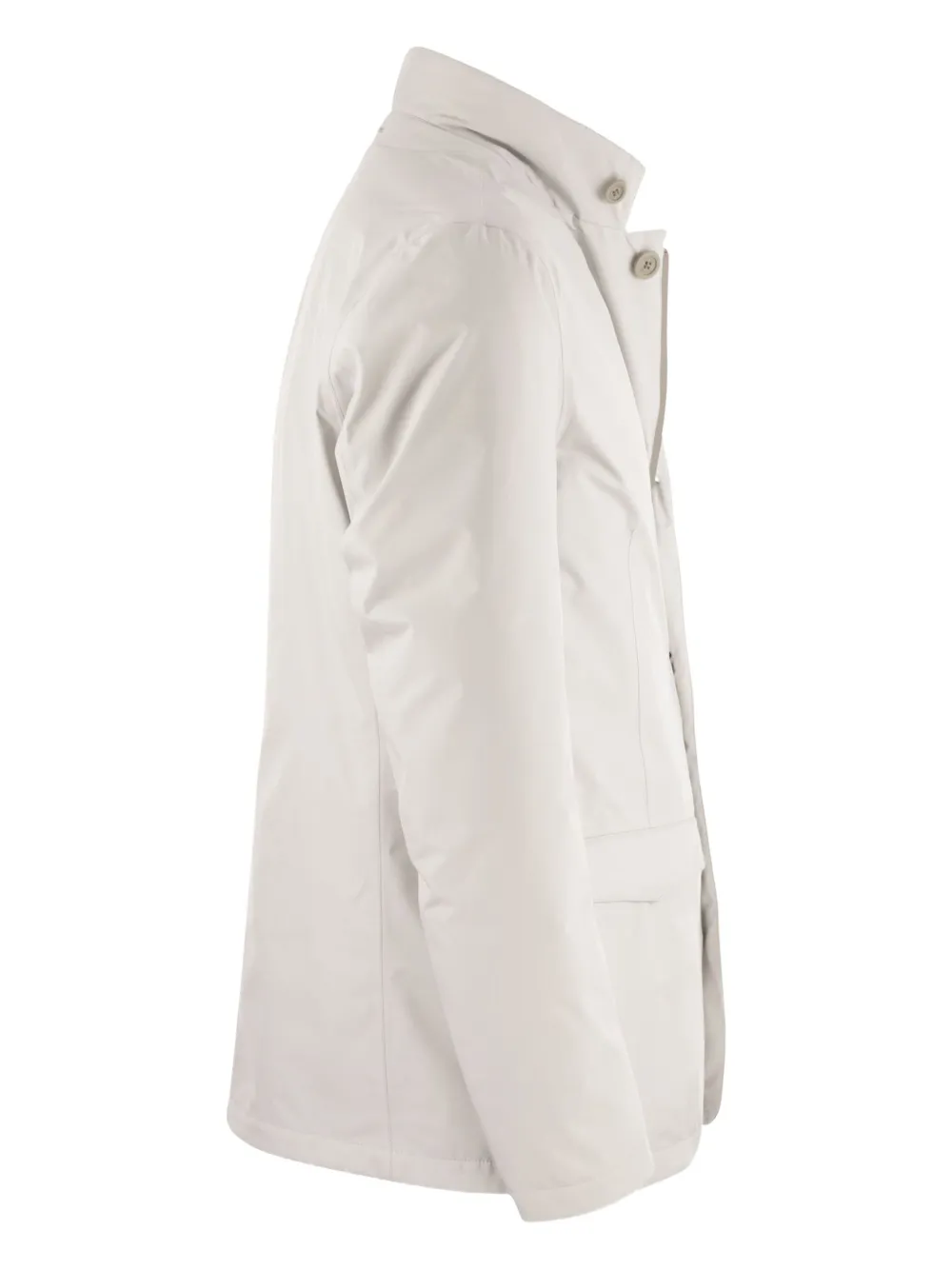 Herno Blazer met enkele rij knopen Beige