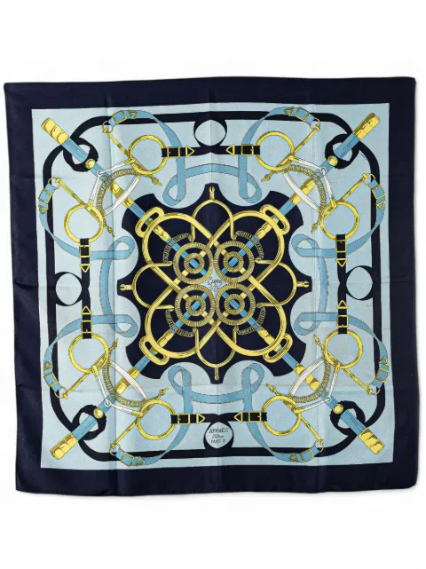 Hermès Pre-Owned 1990-2010 Eperon D'Or Silk Scarf scarves