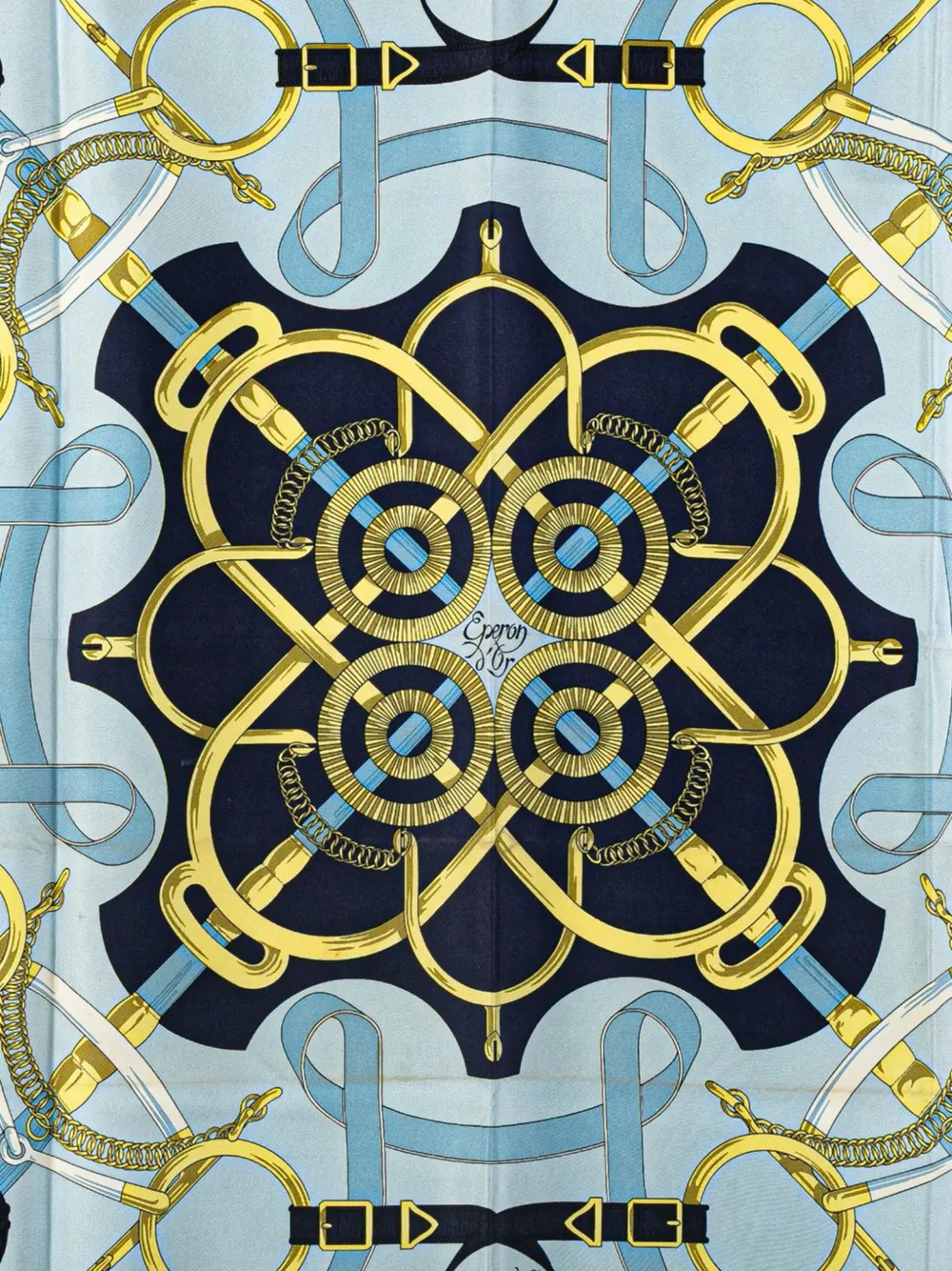 Hermès Pre-Owned 1990-2010 Eperon D'Or Silk Scarf scarves | Image 2