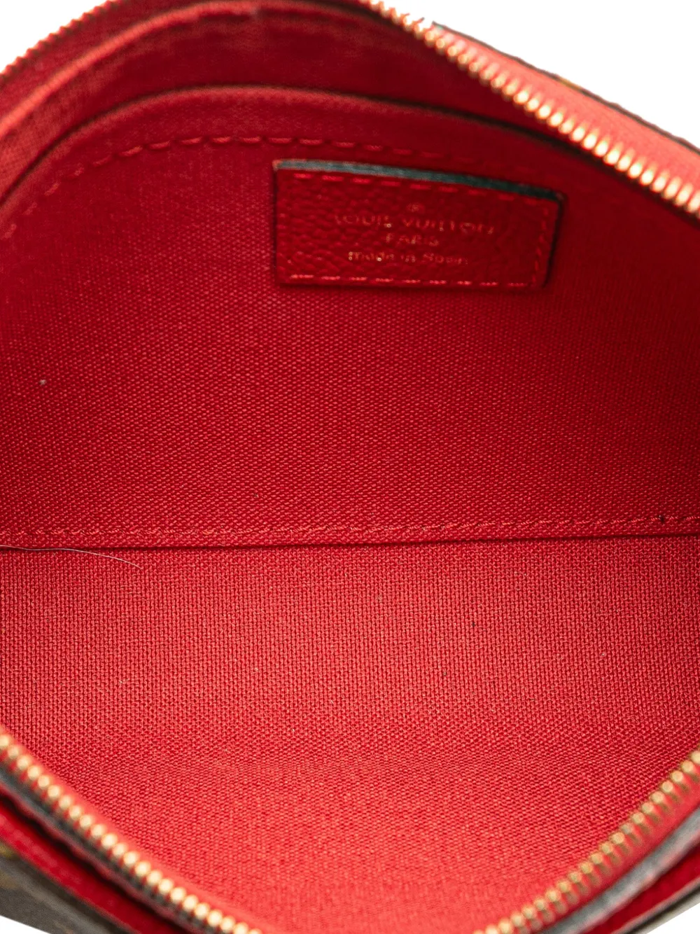 Pre-owned Louis Vuitton 2017 Monogram Pallas Clutch Satchel In Brown