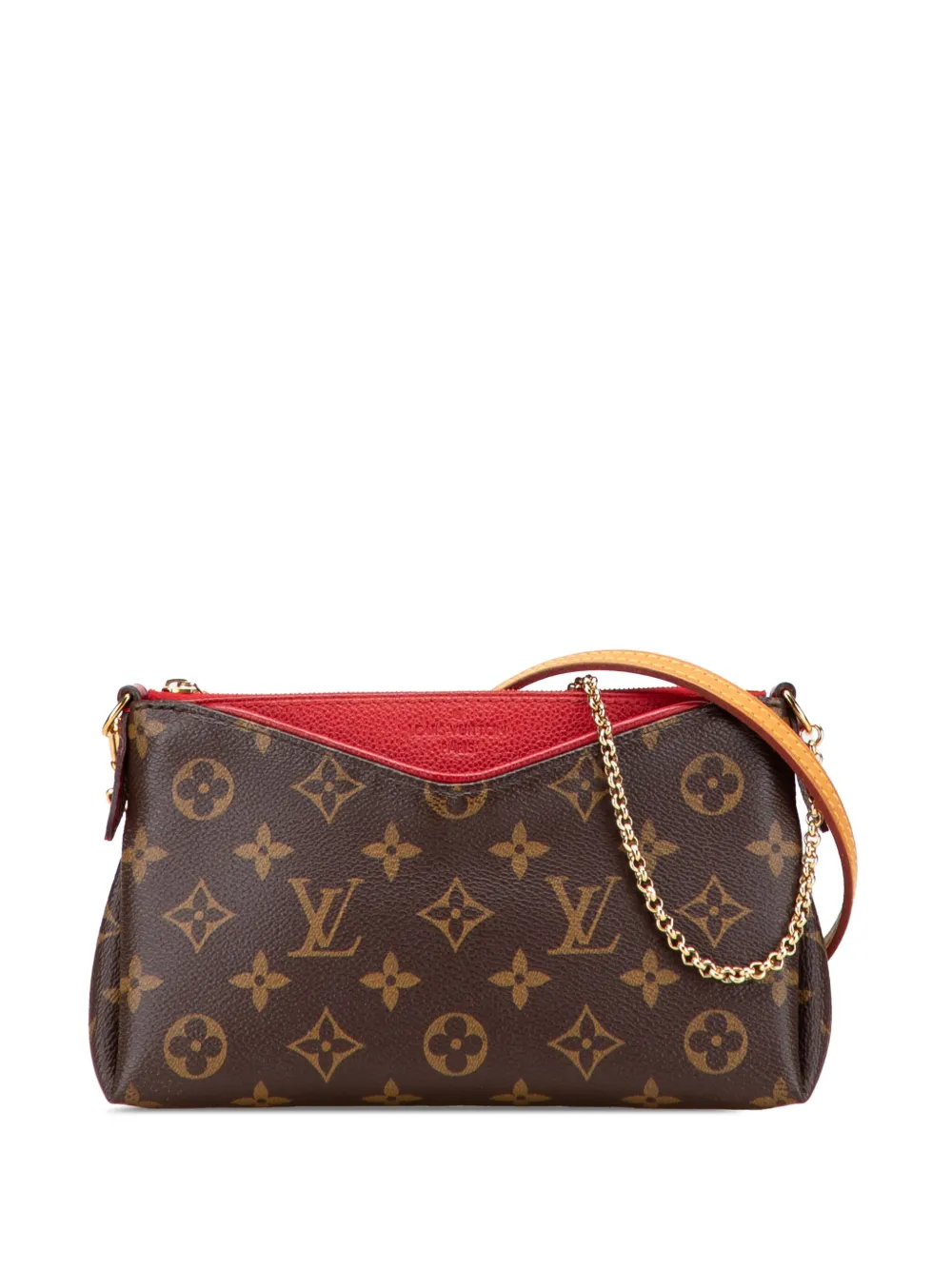 Louis Vuitton Pre-Owned 2017 Monogram Pallas Clutch satchel - ブラウン Louis Vuitton Pre-Owned 2017 Monogram Pallas Clutch satchel - ブラウン
