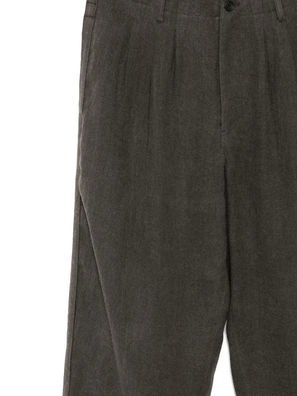 Y's Cupro Trousers In Green