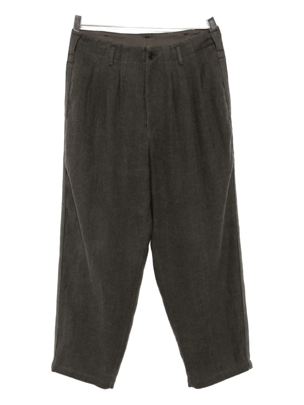Y's Cupro Trousers In Green