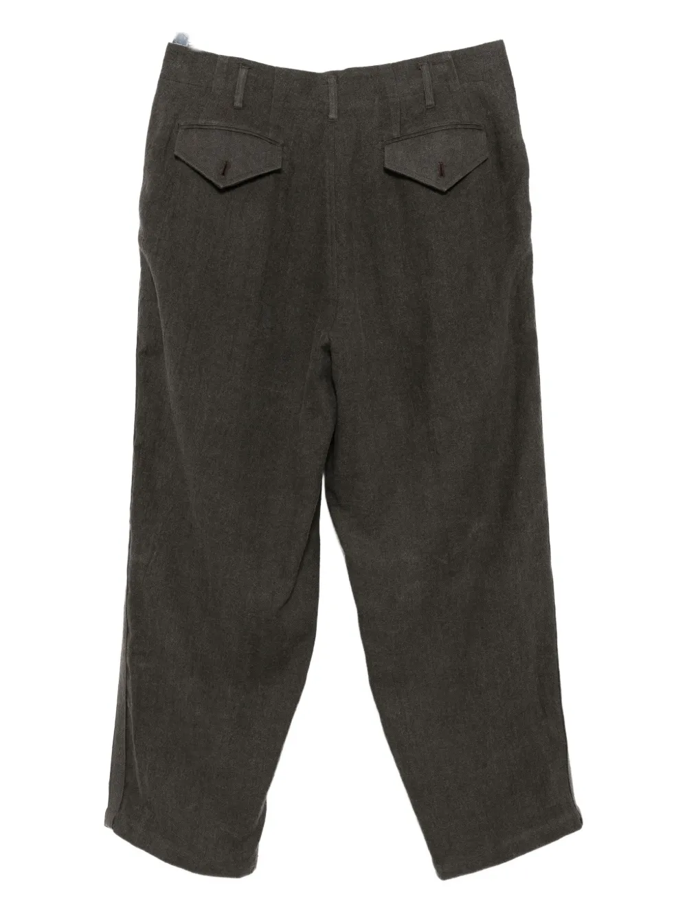 Y's Cupro Trousers In Green