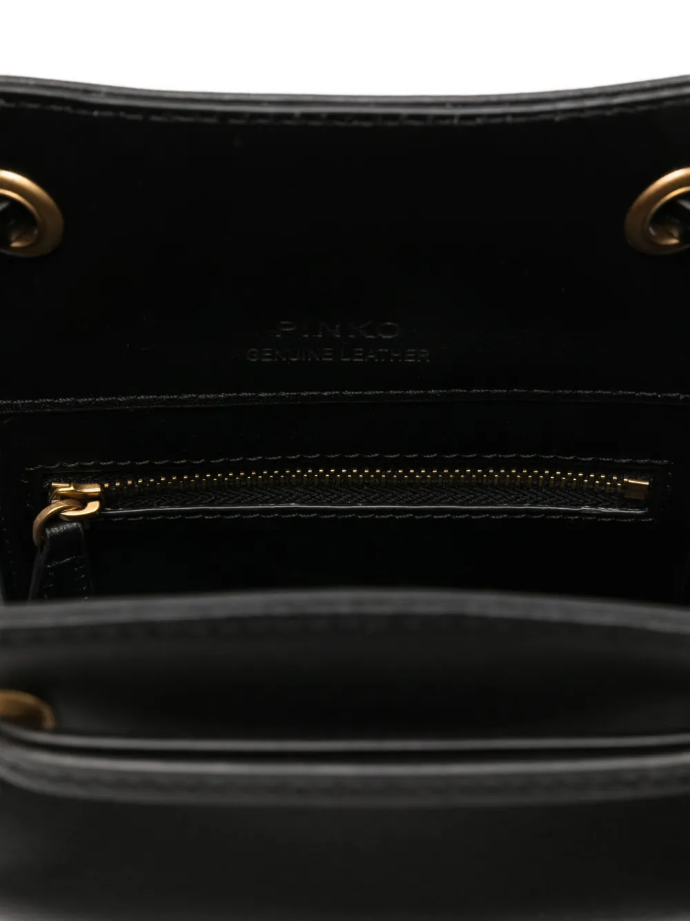 PINKO Love Birds bucket-tas Zwart