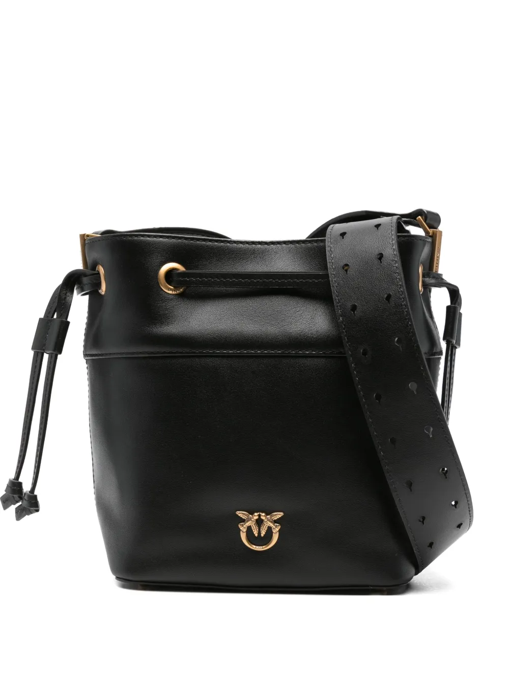 PINKO love birds bucket bag | Black | Image 1