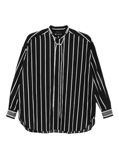 PINKO striped lace shirt