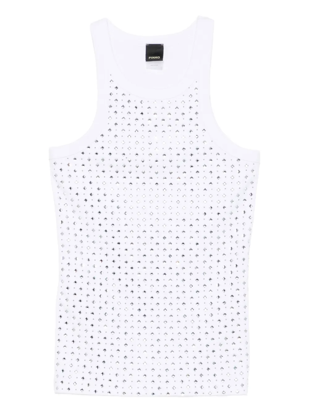 PINKO embellished sleeveless top | White | Image 1
