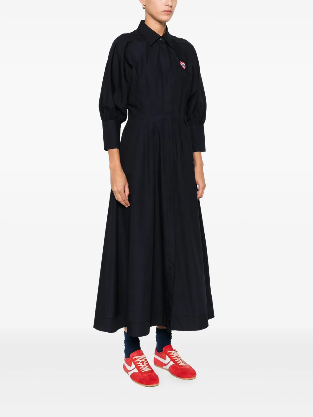 PINKO Jurk met pofmouwen Zwart