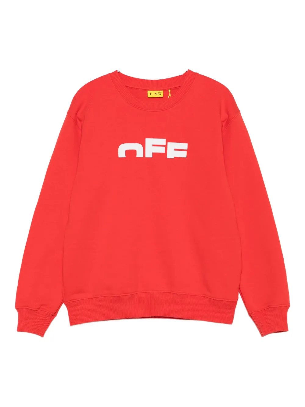 Off-white Kids' Logo-print Sweatshirt In Red