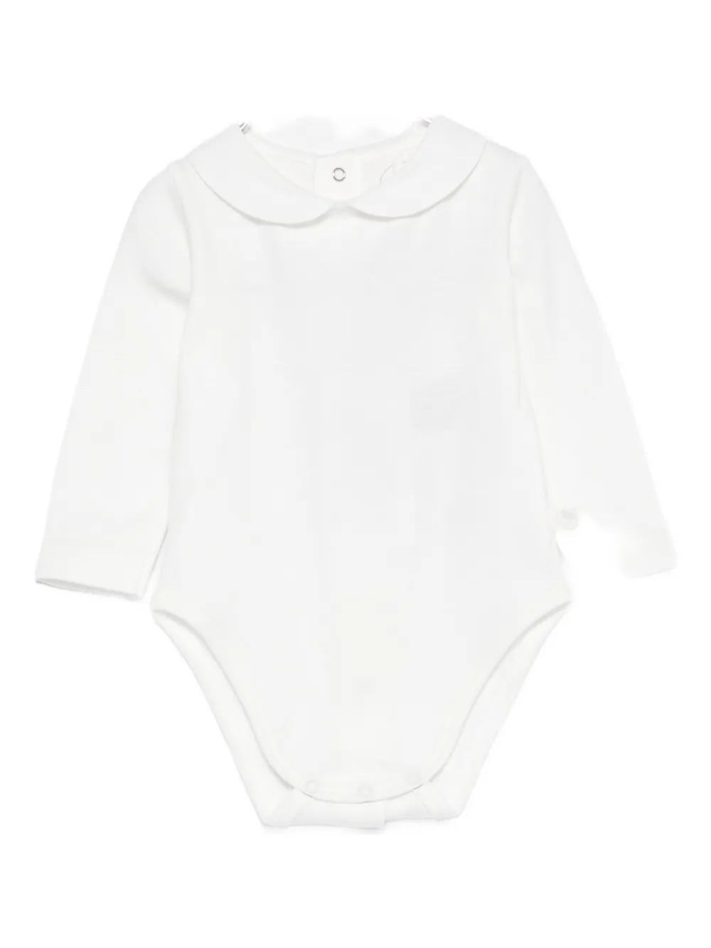 Laranjinha Peter-pan Collar Bodysuit In White