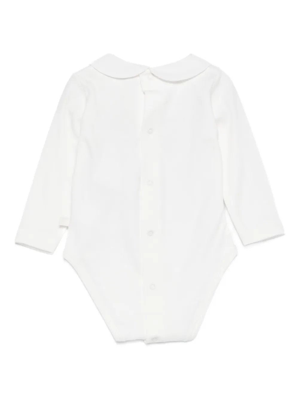 LARANJINHA Peter-Pan collar bodysuit - Wit