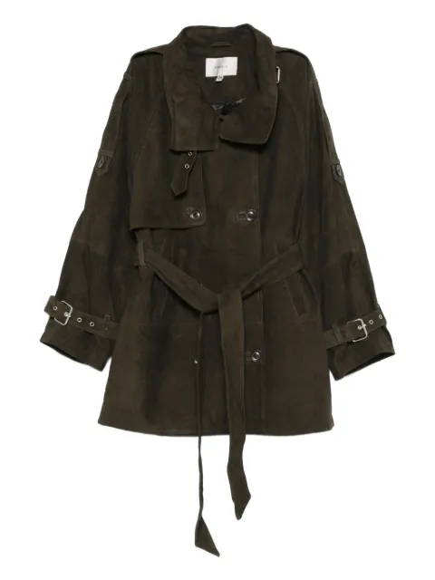 Gestuz belted suede jacket