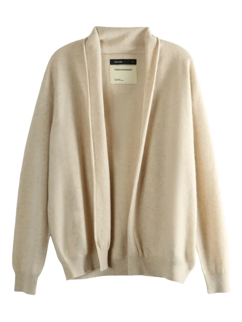 Frenckenberger Hamza shawl-collar cardigan | Neutrals | Image 1