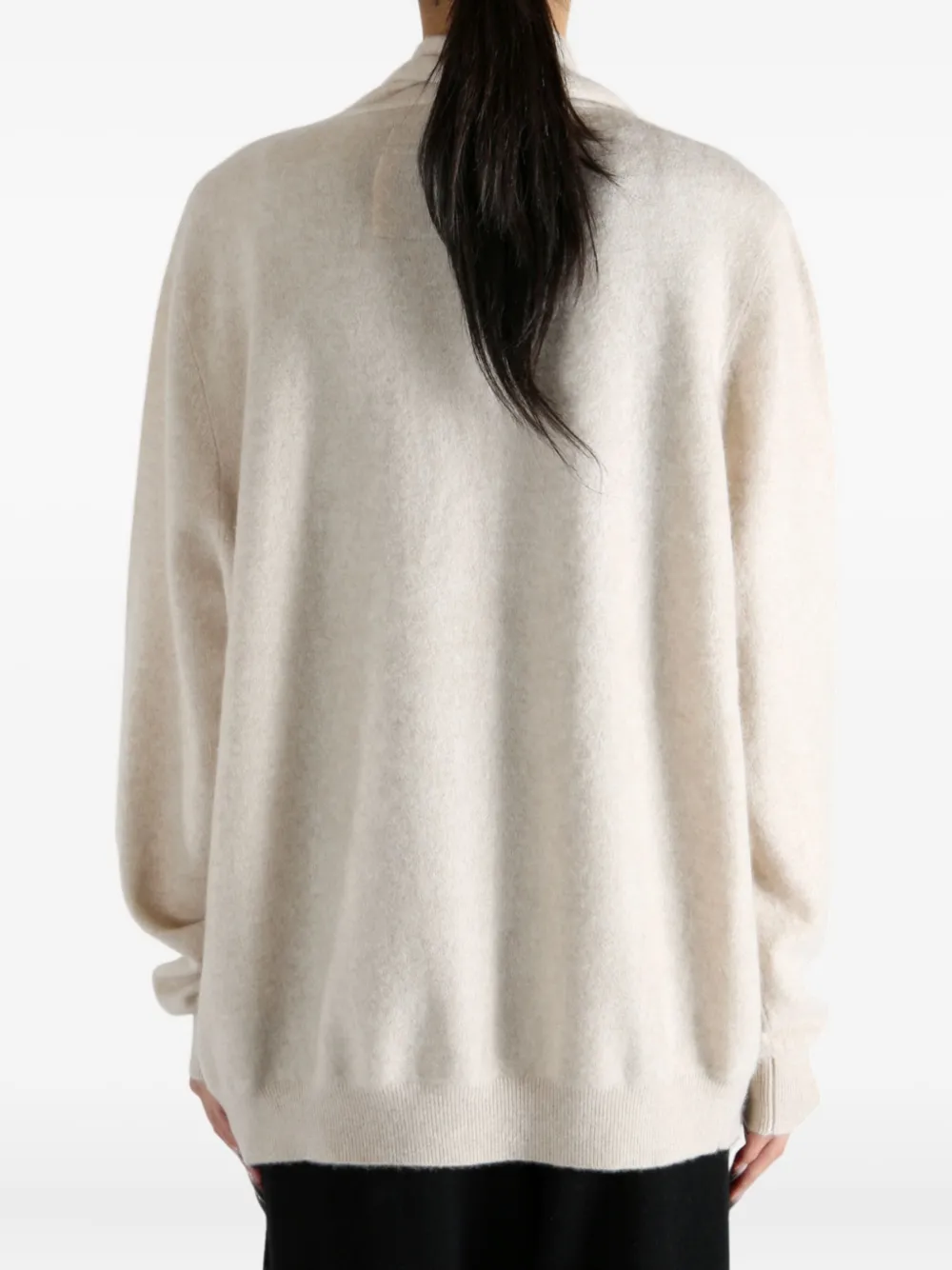 Frenckenberger Hamza Shawl-collar Cardigan In Neutral