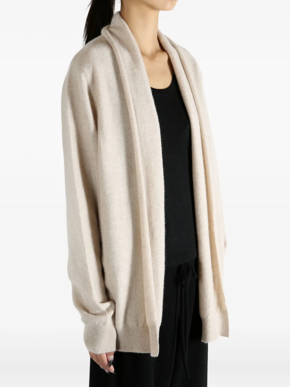 Frenckenberger Hamza Shawl-collar Cardigan In Neutral