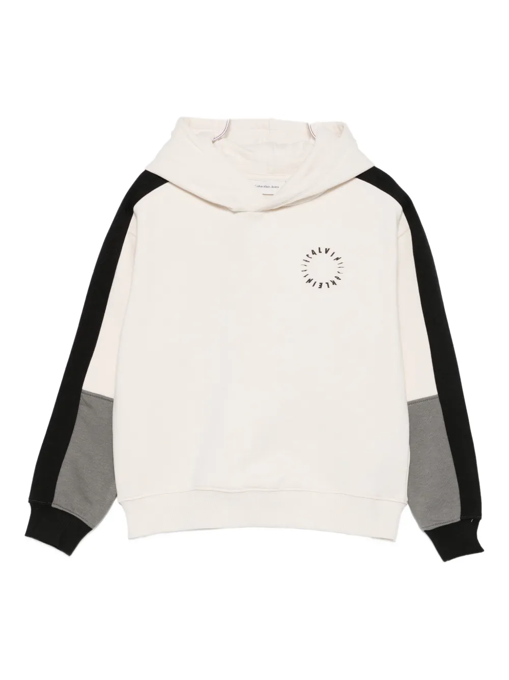 Calvin Klein Kids colour-block hoodie | Neutrals | Image 1