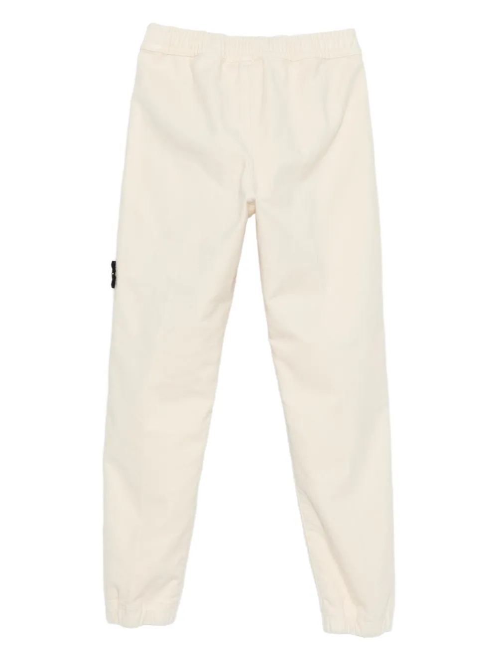 Stone Island Junior Broek met ritszak en logo Wit
