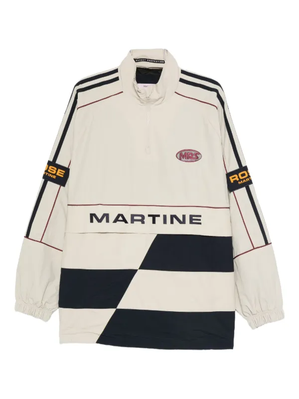 ジャケット・アウター MARTINE ROSE stripe design half zip 31814302_61535494_600.jpg