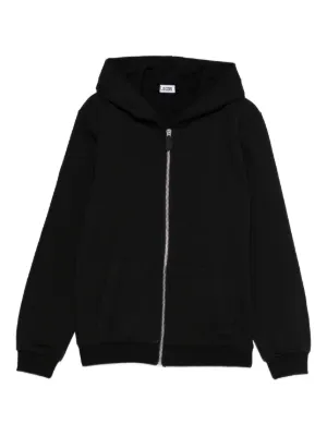 Balmain Kids logo-print zip-up Hoodie | Black | FARFETCH ZA