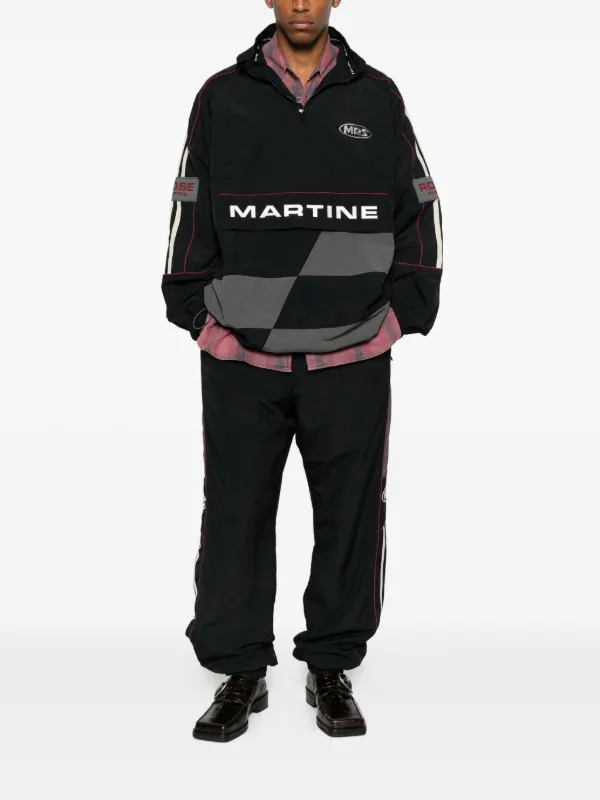 MARTINE ROSE◆セーター(厚手)/S/ポリエステル/BLK/無地/21AW/BOX SHOULDER KNIT MARTINE ROSE◇セーター(厚手)⁄S⁄ポリエステル⁄BLK⁄無地⁄21AW⁄BOX