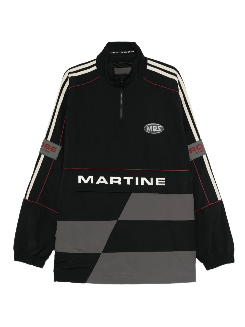 Martine Rose ジップアップ セーター - ブラック Martine Rose ジップアップ セーター - ブラック