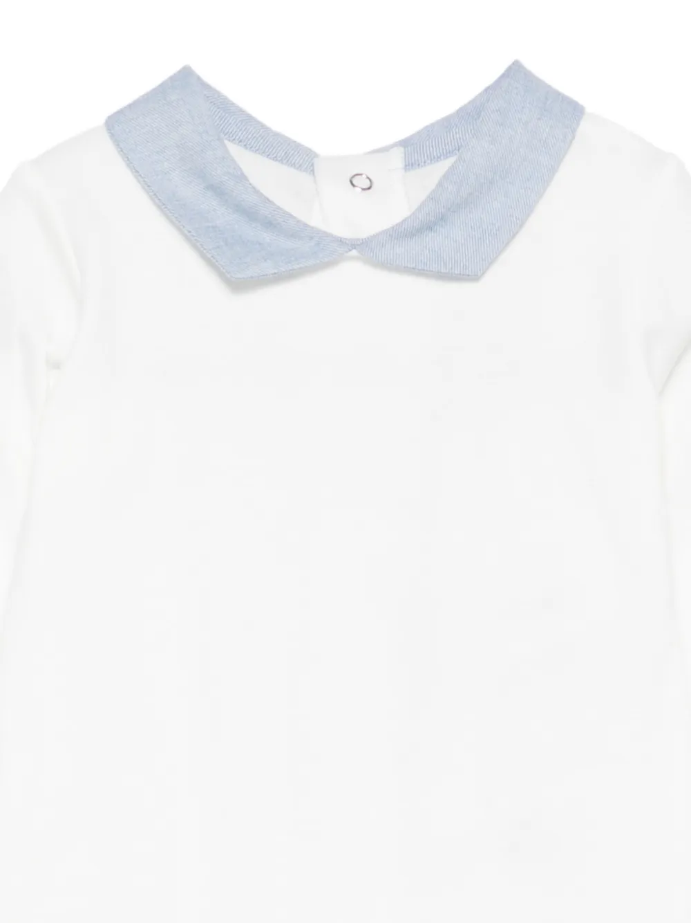 LARANJINHA Romper met Peter Pan-kraag Wit