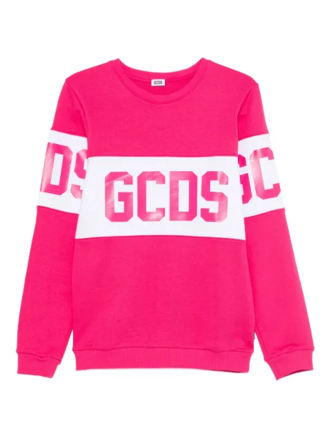 Gcds Kids logo-print sweatshirt