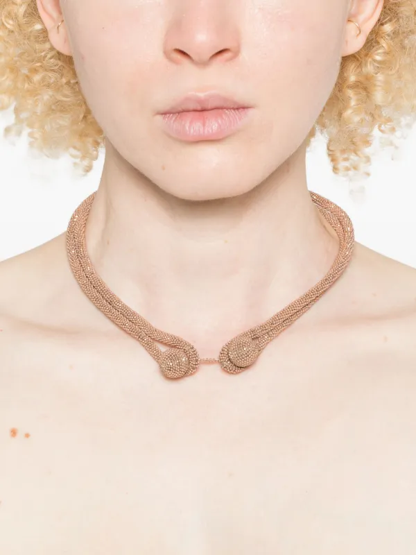 Fabiana Filippi ビーズ ネックレス | ブラウン | FARFETCH JP
