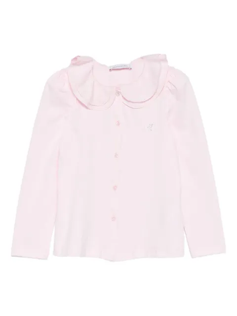 Monnalisa ruffled collar shirt 