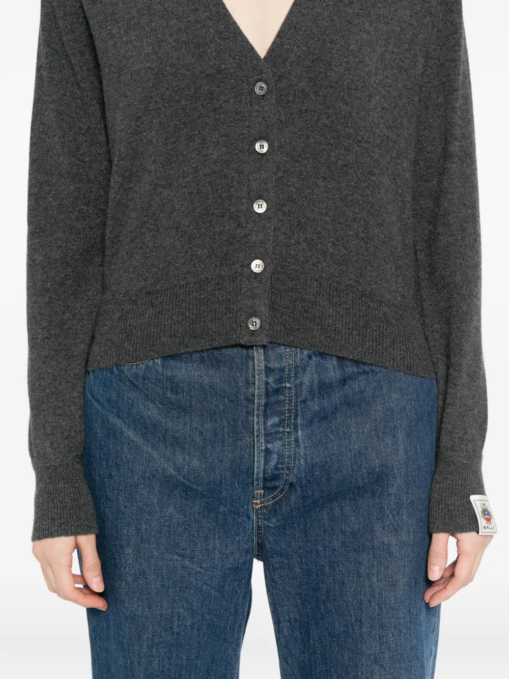 Bally Kasjmier vest Grijs