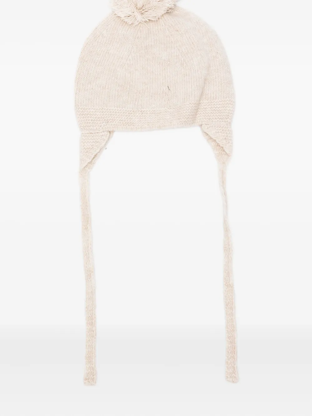 LARANJINHA pom-pom earflap hat | Knitted Hats | Image 2