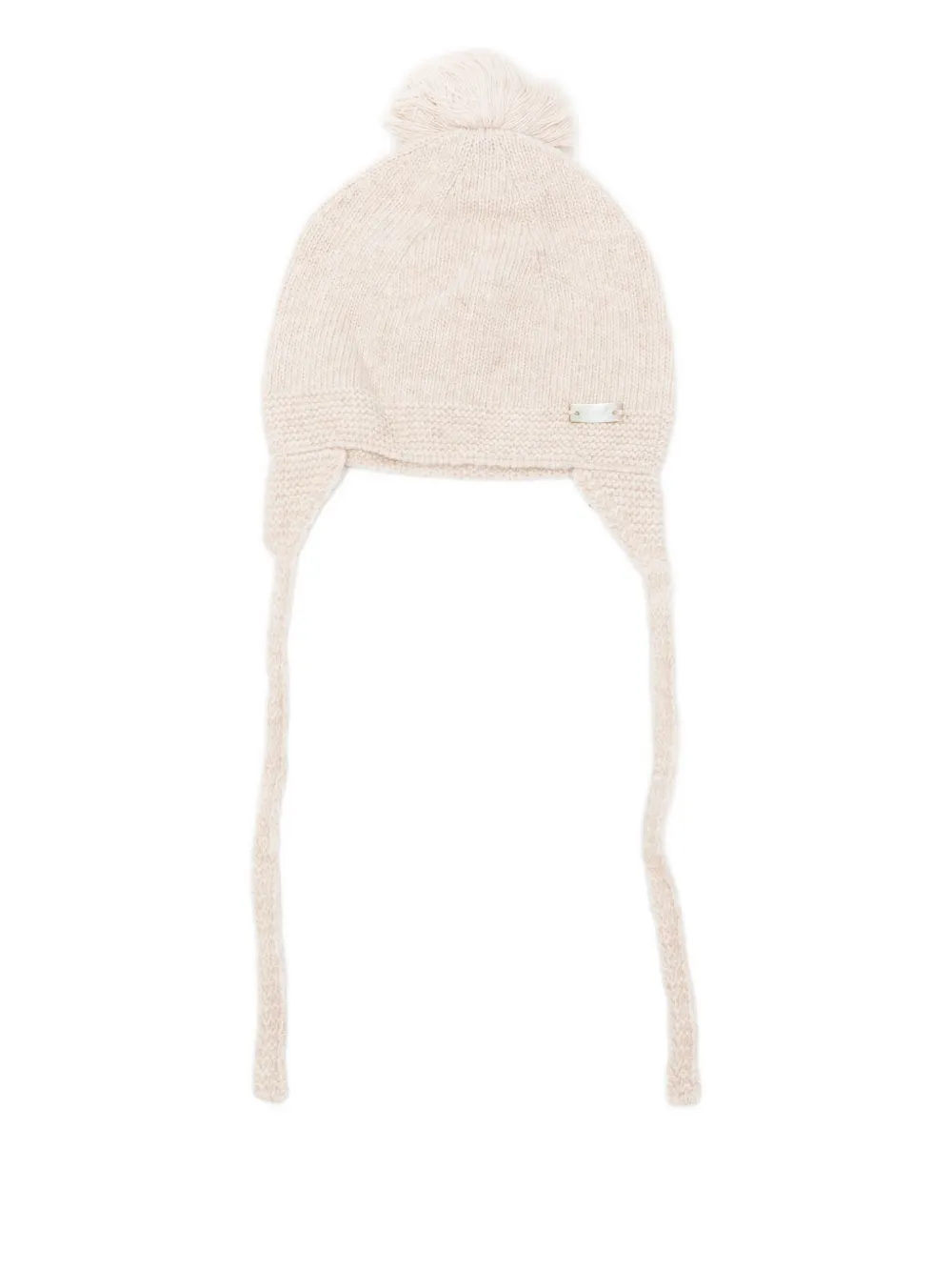 LARANJINHA pom-pom earflap hat | Neutrals | Image 1