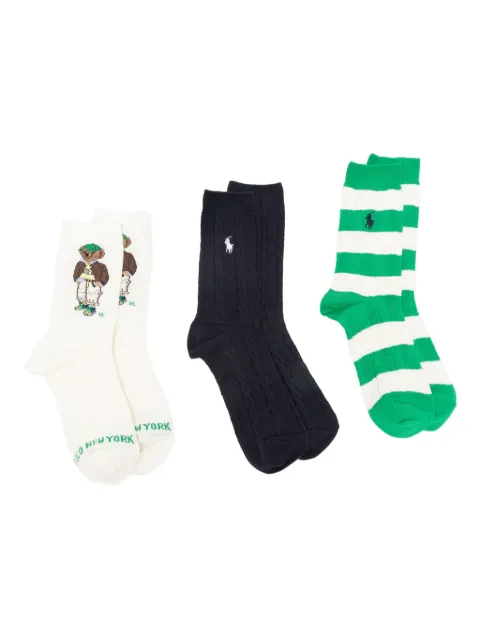 Polo Ralph Lauren Polo Bear cable-knit socks