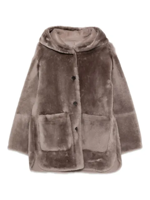 Arma hooded patch-pocket jacket