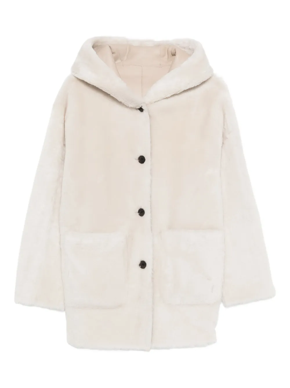 Arma hooded pocket jacket | White | Image 1