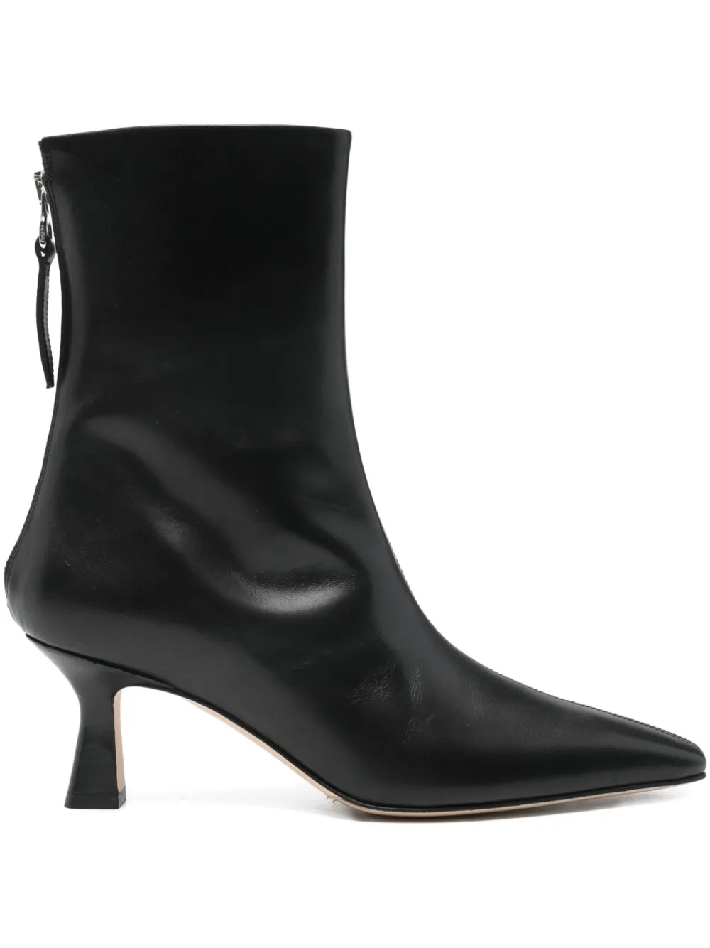 Aeyde pointed-toe ankle boots Black